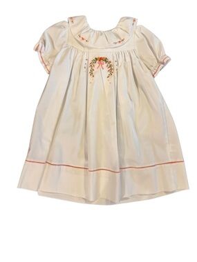 Sophie & Lucas Embroidered White Dress Girls 3T NWT 🌸✨